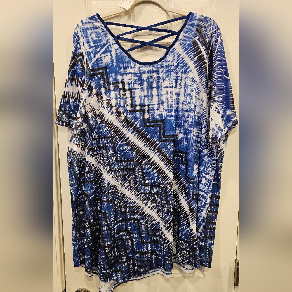 67 - Catherines Plus Size 1x Blouse With Crystals - image 2